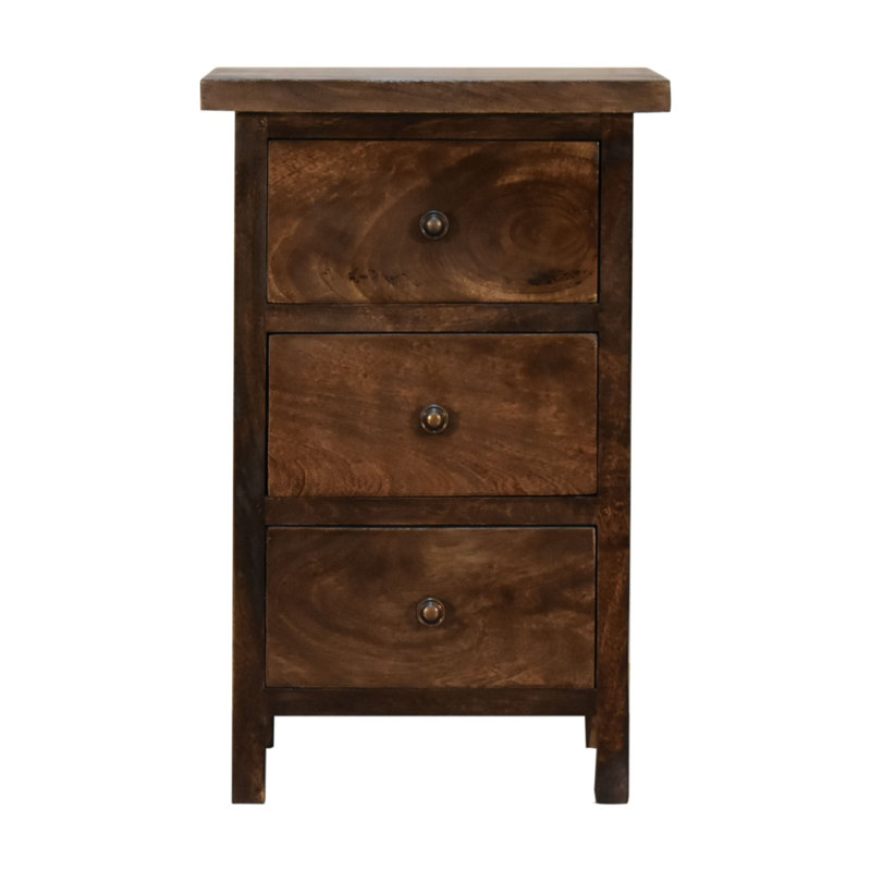 Crispen 35cm W Solid Wood Bedside Table