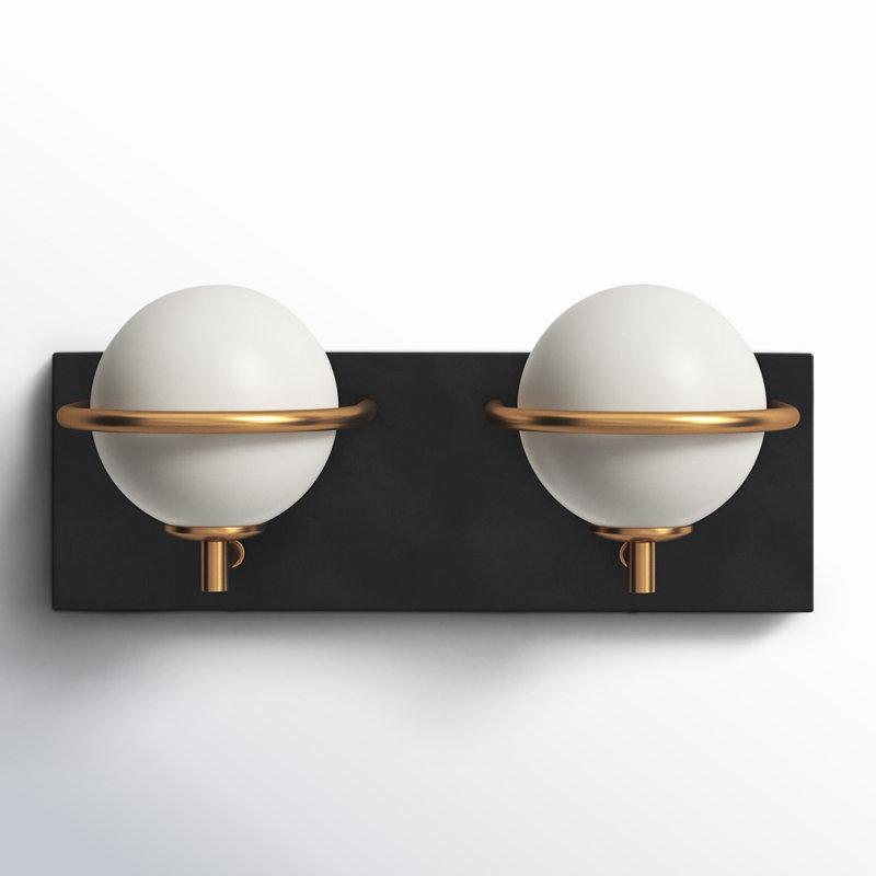 Bertram 2 Light Frosted Dimmable Vanity Light