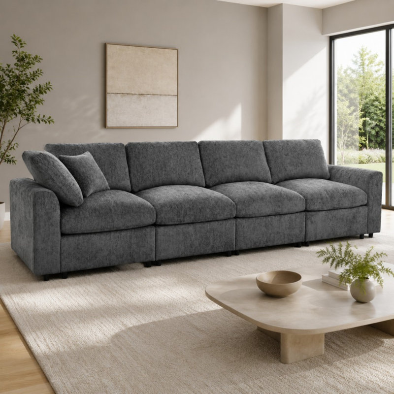 Canapé modulaire modulaire, Gris