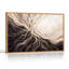 Art mural sur toile brun et beige-454116305