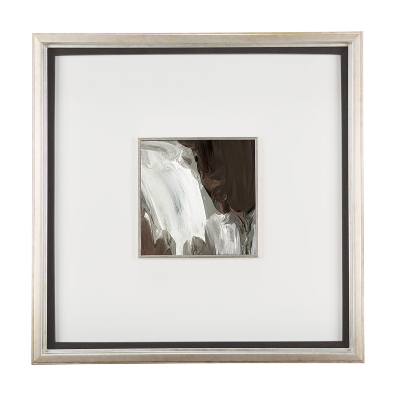 Harmonic VI a Hand Embelished Textured Framed Art Print