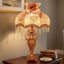 Lampe de table rétro en tissu princesse European