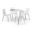 Aarshi Round Metal Base Dining Table-1487066630