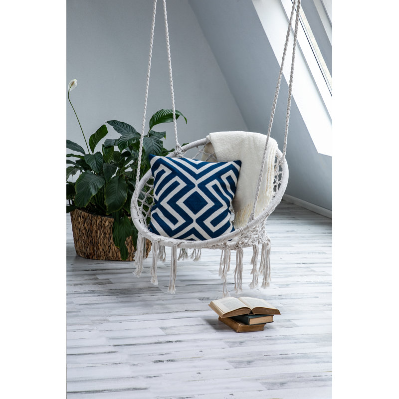  Crewel Cotton Cushions GEOMETRIC Square