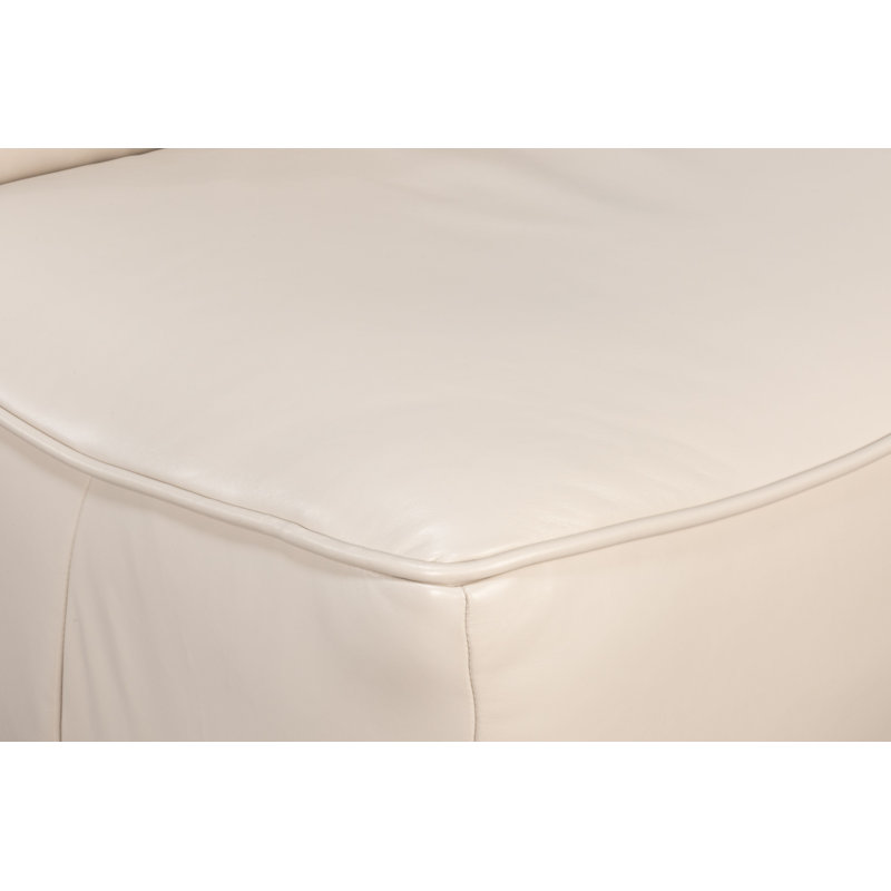 Kennett Swivel Armless Chair, Crystal White
