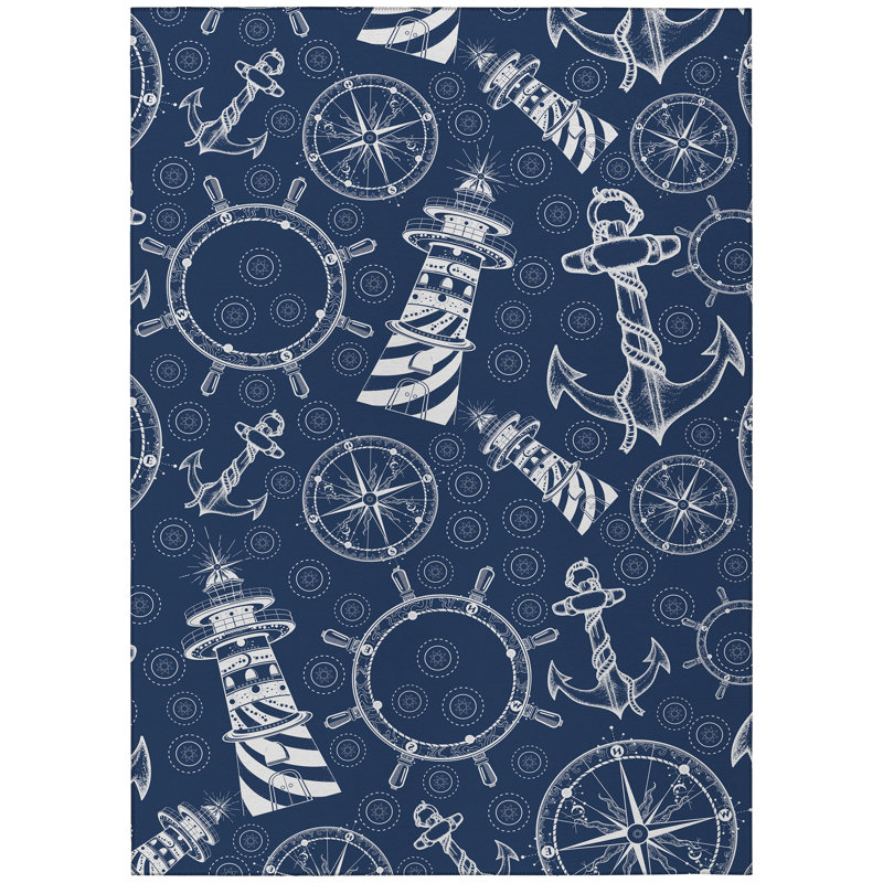 Laingsburg Washable Indoor / Outdoor Rug, Rectangle 3' x 5'