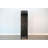 Black Assembled Storage Arch Cabinet