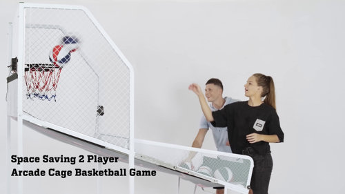 ESPN Indoor Home 2 Player Hoop Dual Shootout Basketball Arcade