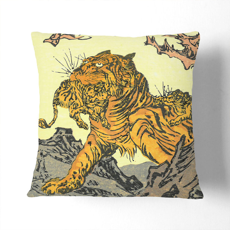 Square Cushion, 55cm H x 55cm W x 20cm D, Black