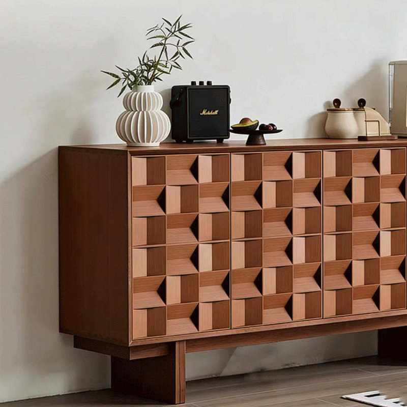 Retro Multi-Functional Sideboard, 35.43" H x 62.99" W x 15.75" D