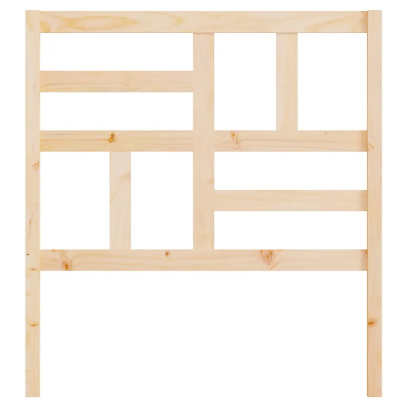 Menasha Single (3') Solid Wood Headboard, Beige, 106 x 104 cm
