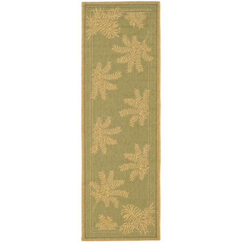 Tapis floral Herefordshire Performance, Tapis de couloir 2 pi 4 po x 6 pi 7 po