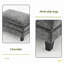 Repose-pieds rectangulaire en chenille-129881713