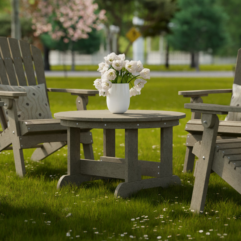 Heritage Conversation Table, Weathered Wood