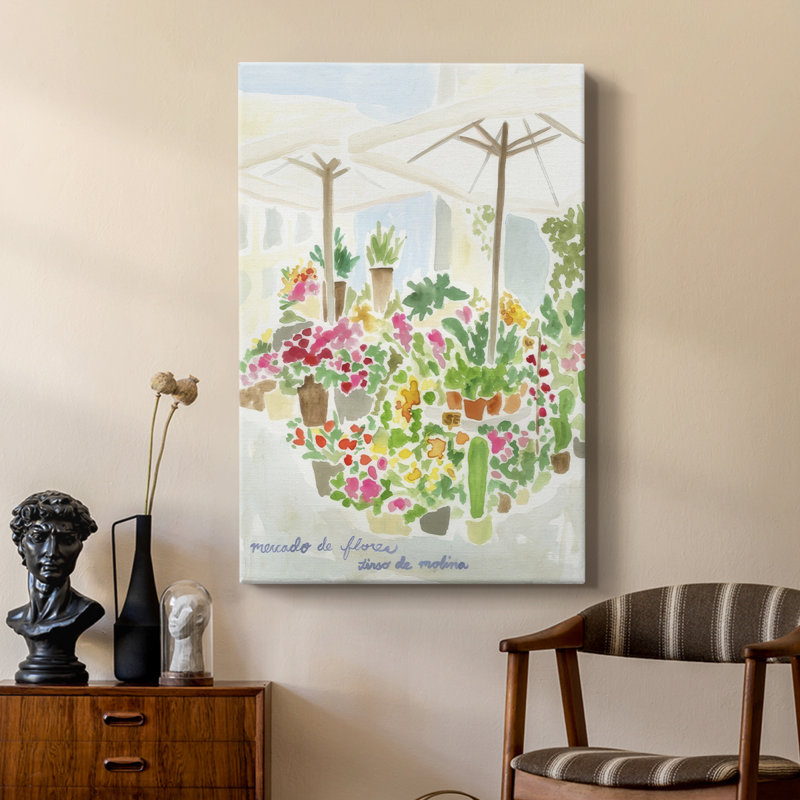 Tirso Flower Market I - galerie sur mesure, H 27 po x l 18 po