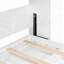 Lit escamotable simple pliant latéral simple avec motif imprimé tendance, éclairage DEL sous le lit et prise USB intégrée - conception peu encombrante-1762664494-1762664489