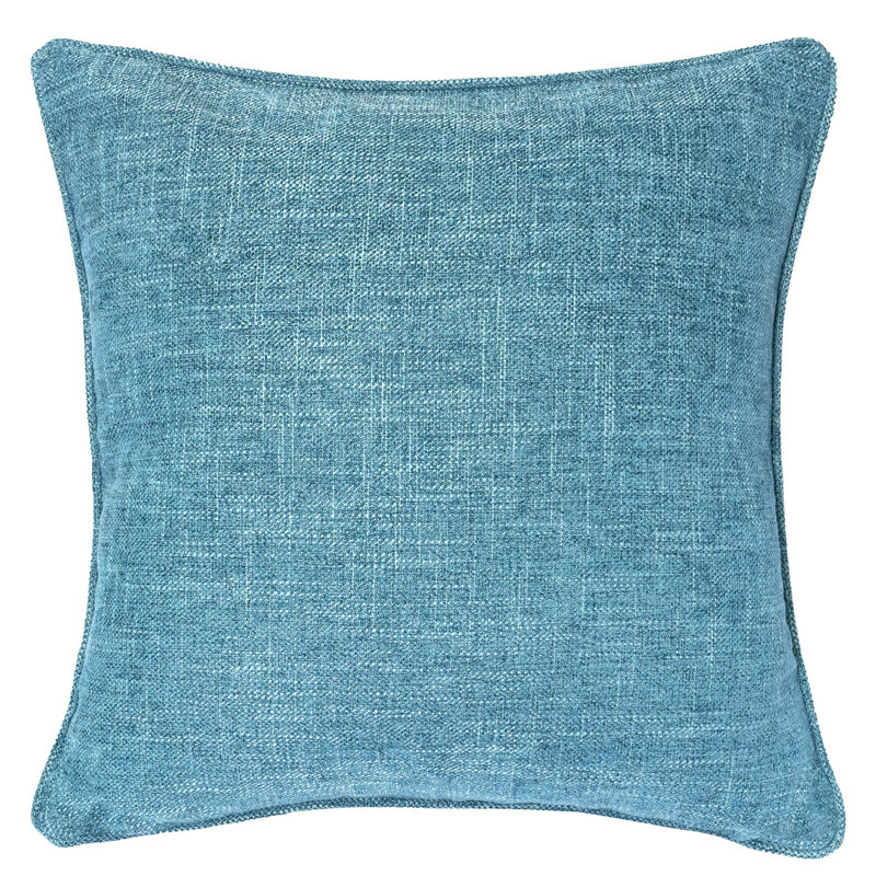 Braxston Square Pillow Cover & Insert, Cerulean