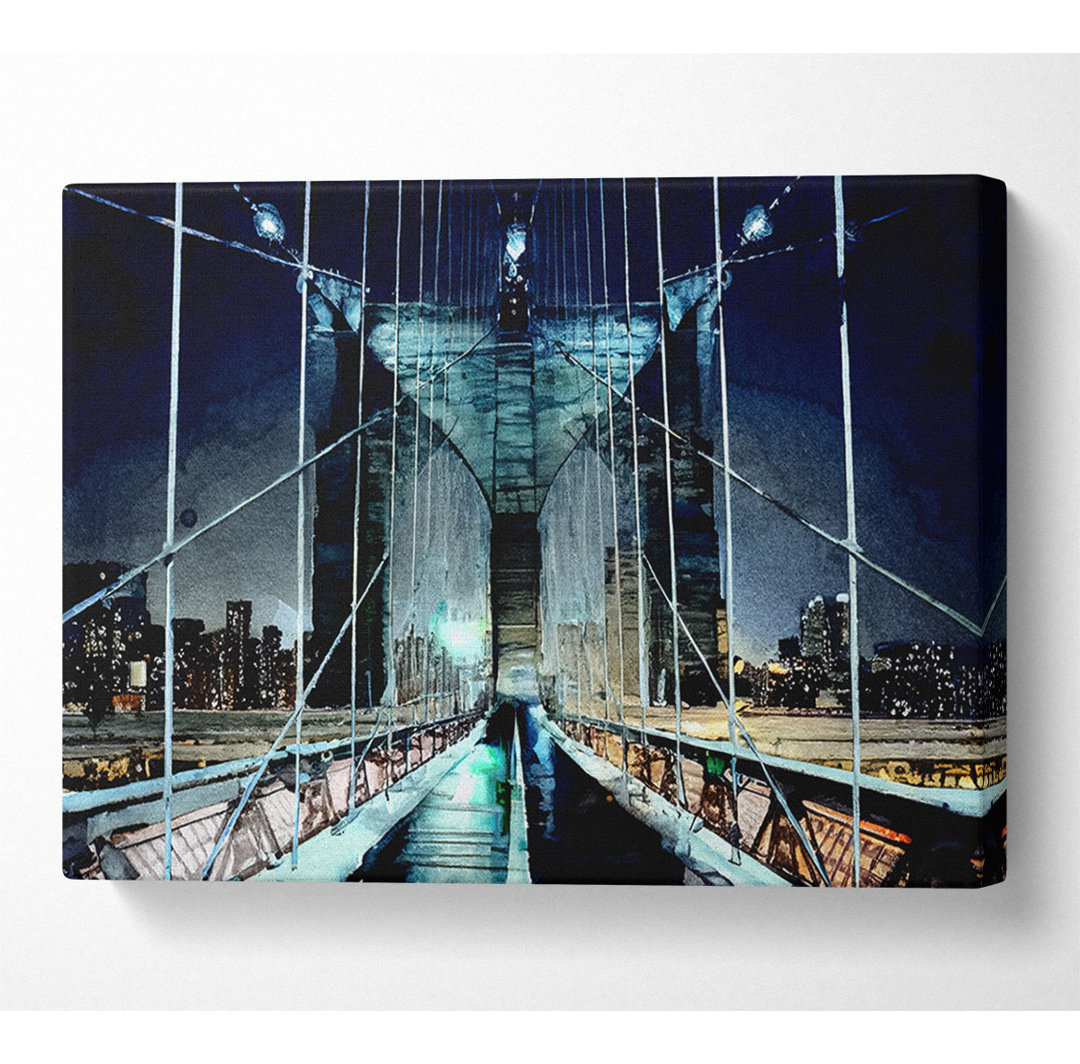 Brooklyn Bridge Walkway - Druck