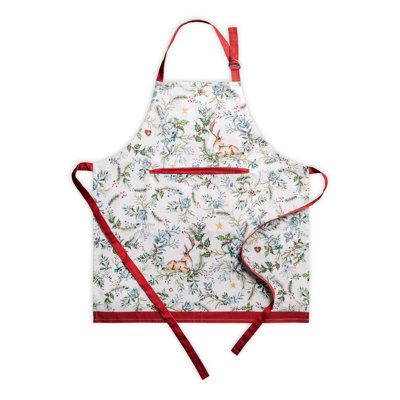 Tablier Maison d'Hermine Holly Time 100 % coton - 70 x 80 cm