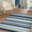 Tapis rayé bleu tissé à plat à la main Jonathon-1707777417