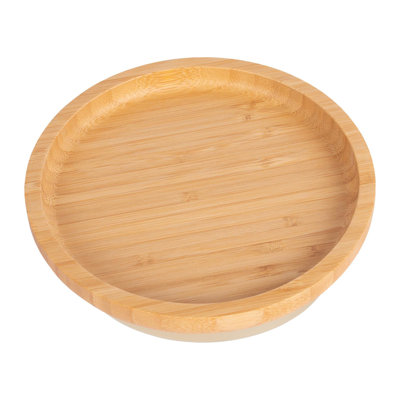 Tiny Dining - Round Bamboo Suction Plate