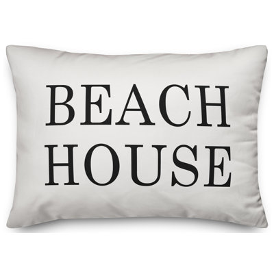  Beach House Indoor/Outdoor Rectangular Pillow Cover & Insert