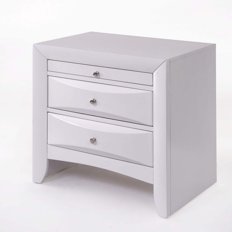 26'' W Nightstand, White