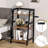3-Tier Ladder Bookshelf With Steel Frame, Industrial Style Bookcase For Living Room, Home Office, Bedroom, Compact Storage Shelf With Anti-Tip Kit