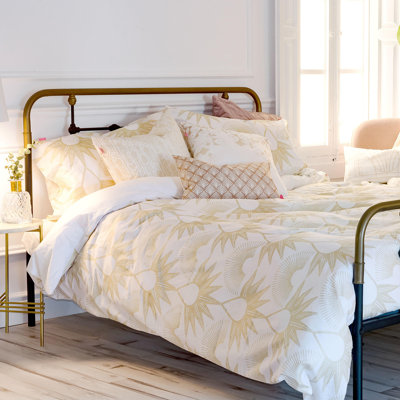 Canora Grey Eliana Cotton Geometric Shapes Duvet Cover Set with Pillowcases