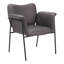 Fauteuil 31 po en similicuir brun et noir