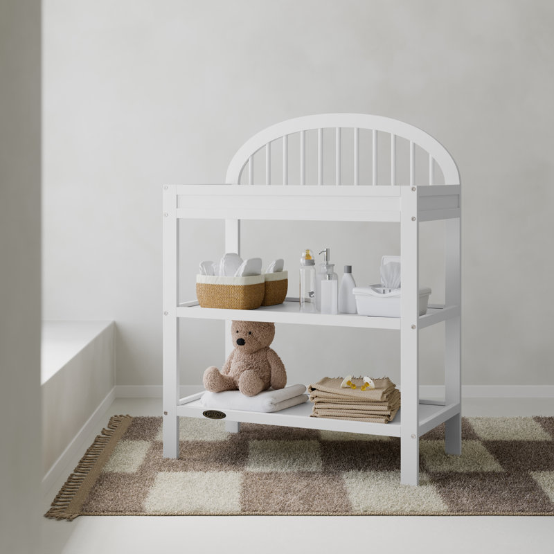 Table à langer avec coussin Olivia, Blanc