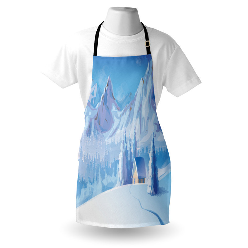No Pattern Bib Apron
