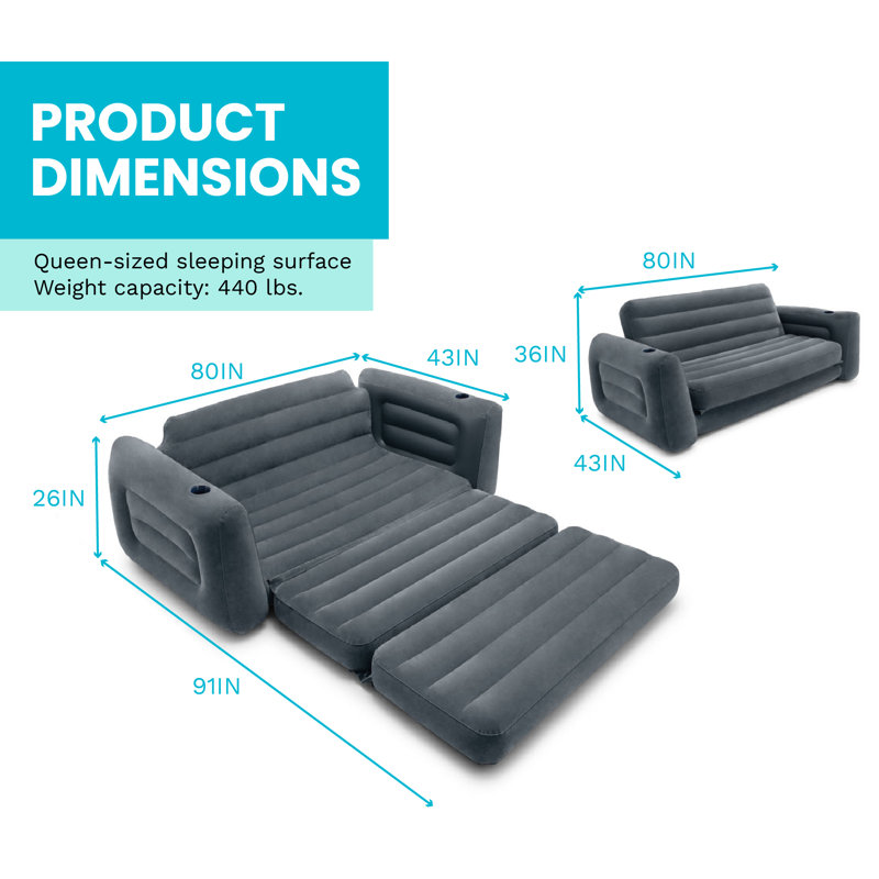 Intex - Canapé escamotable
