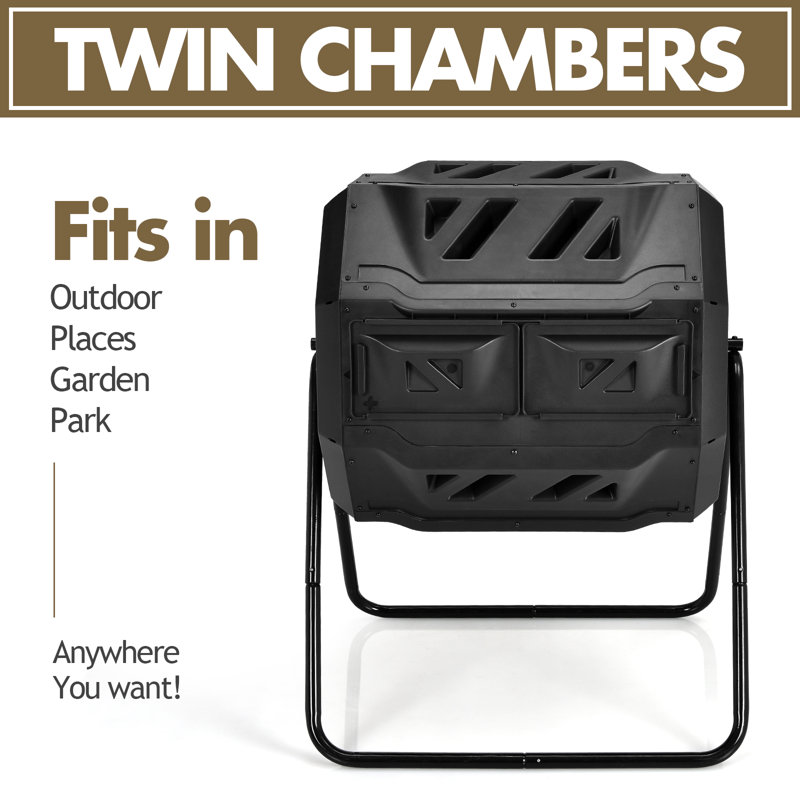 Hooversville Plastic Tumbler Composter