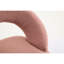 Chaise moderne en tissu rose pour le confort de la salle à manger-1069150065