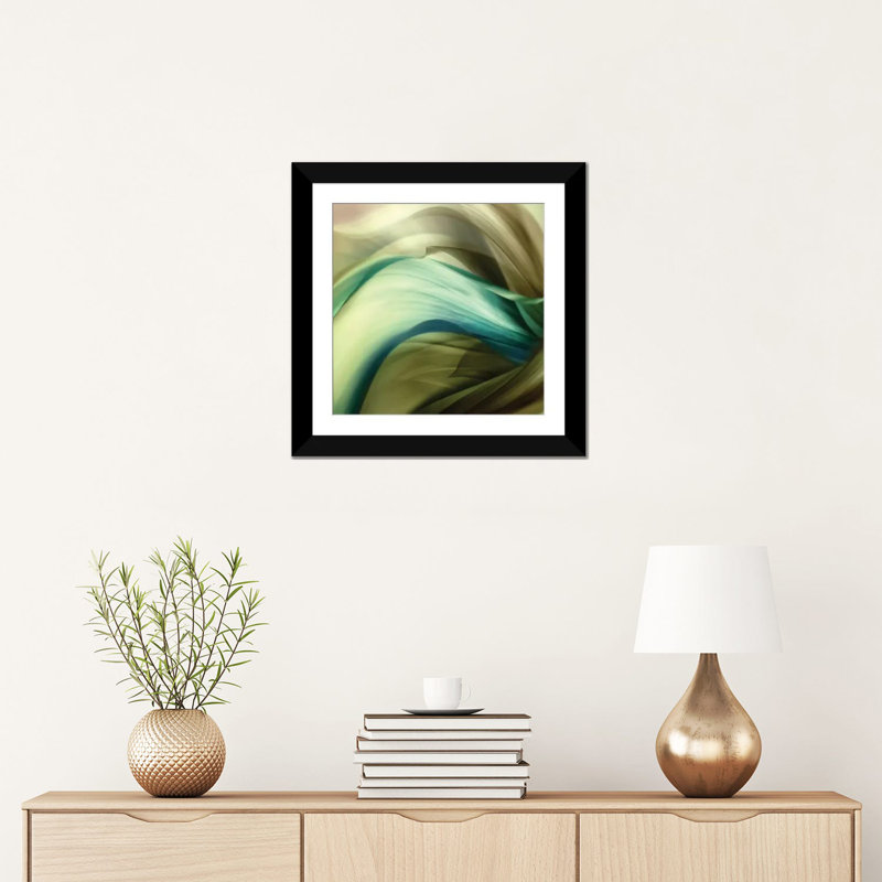 « splice », impression sur toile, H 16 po x l 16 po x P 1 po, Papier d'art encadré noir, Blanc
