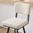 Alonsa 26.6" Industrial Swivel Counter Stool with Rectangular Back and Metal Frame-137917163
