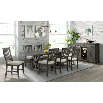 Trestle Dining Set