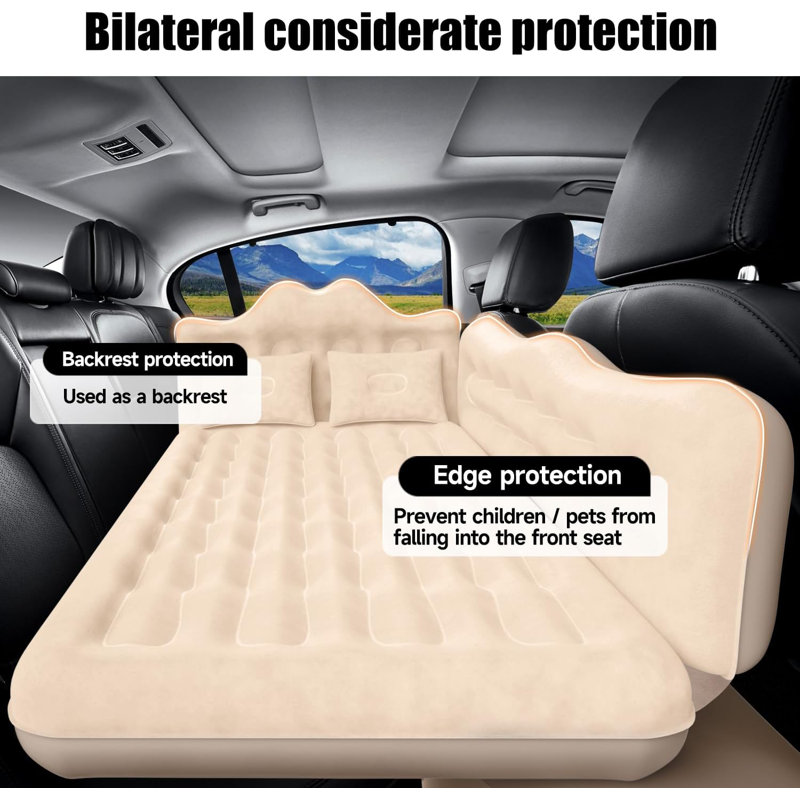 Coussin de lit pour voiture gonflable Eastchester, Beige