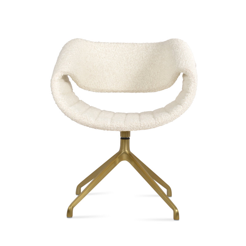 Chaise pivotante Seminyak Spider, Laiton