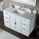 49'' Single Bathroom Vanity with Marble Top