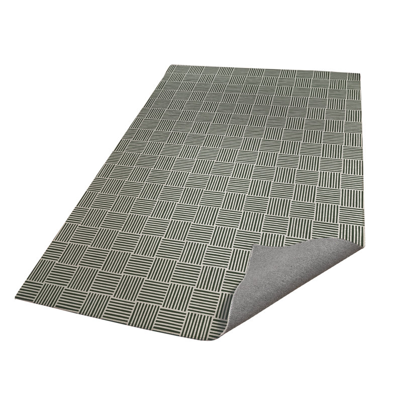 Gridblocked Kids Play Mat, Chimichurri/Green, Rectangle 24" x 36"