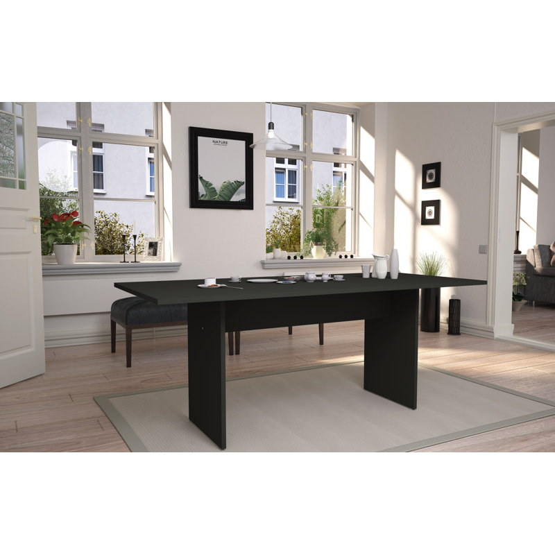 Table de salle à manger gris anthracite
