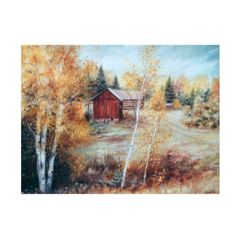 «Autumn Colors Quadeville On On Canvas» par Kevin Dodds, art sur toile, H 18 po x l 24 po x P 2 po