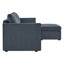 Canapé modulaire convertible avec rangement