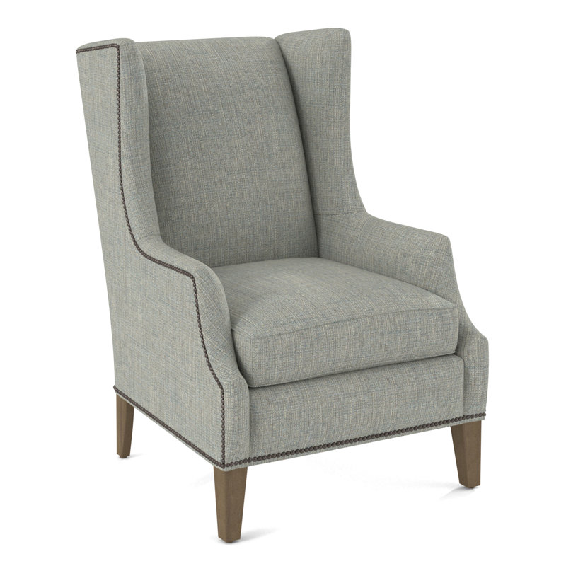 Wingback Chair, Weathered Gray, 61704-62