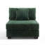 Upholstered Accent Chair with Footstool-1175667115