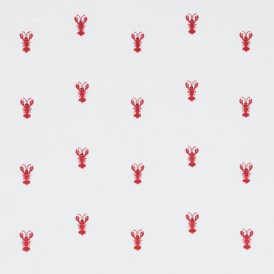 Lobster Embroidery Fabric
