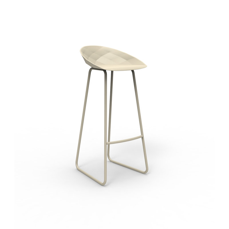 Vases Patio Bar Stool, Ecru
