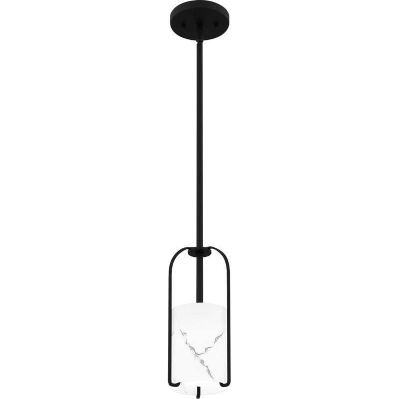 1 - Light Matte Black Single Pendant